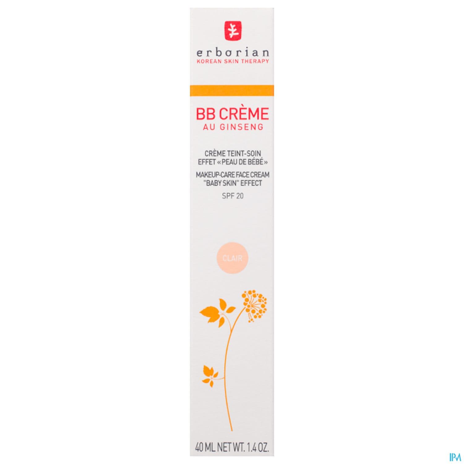 ERBORIAN BB CR CLAIR 40ML