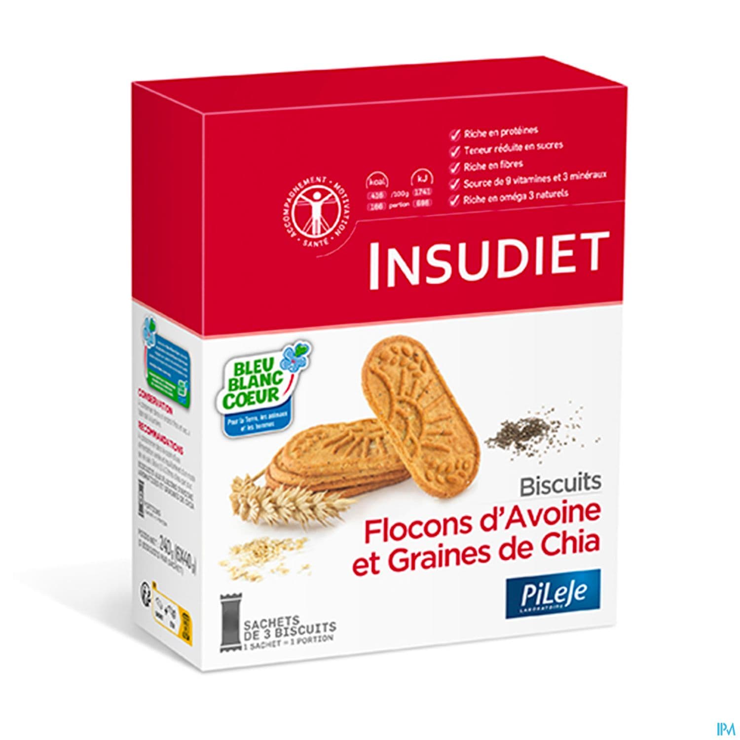 INSUDIET BISC AVOIN/CHIA SACH40G 6