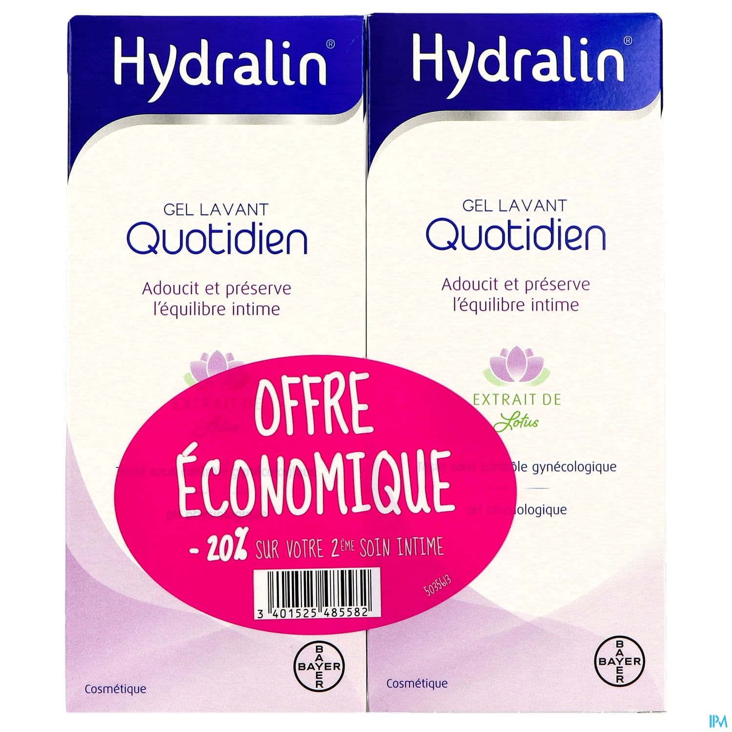 HYDRALIN QUOTIDIEN GEL LAV 200MLX2