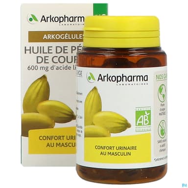 Arkopharma Arkogelules Huile Pepins De Courge Bio Gelule 60