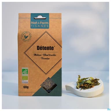 Nat Et Form Tisane Detente Relaxation Bio 60g