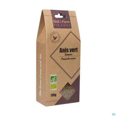 NAT&FORM TIS ANIS VERT SEM BIO 90G