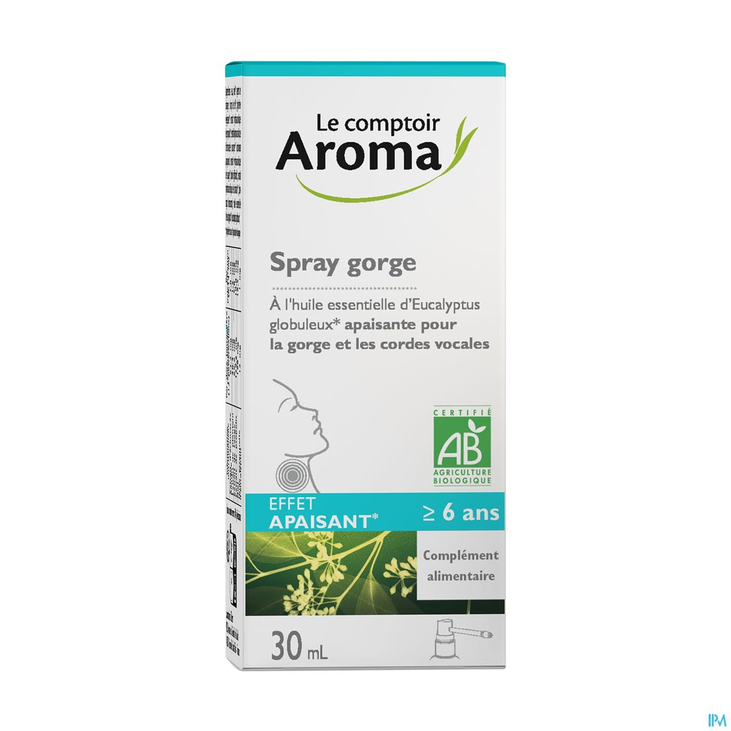 Le Comptoir Aroma Huile Essentielle Spray Gorge Bio 30ml