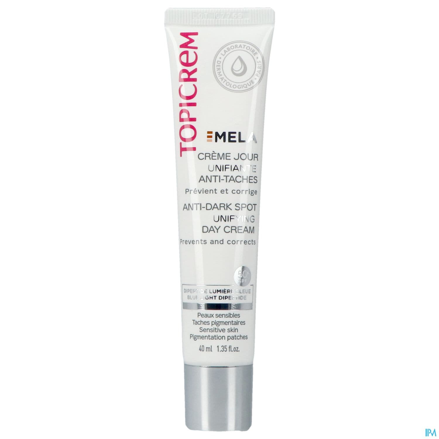 TOPICREM MELA CR A/TACHE 50+ 40ML