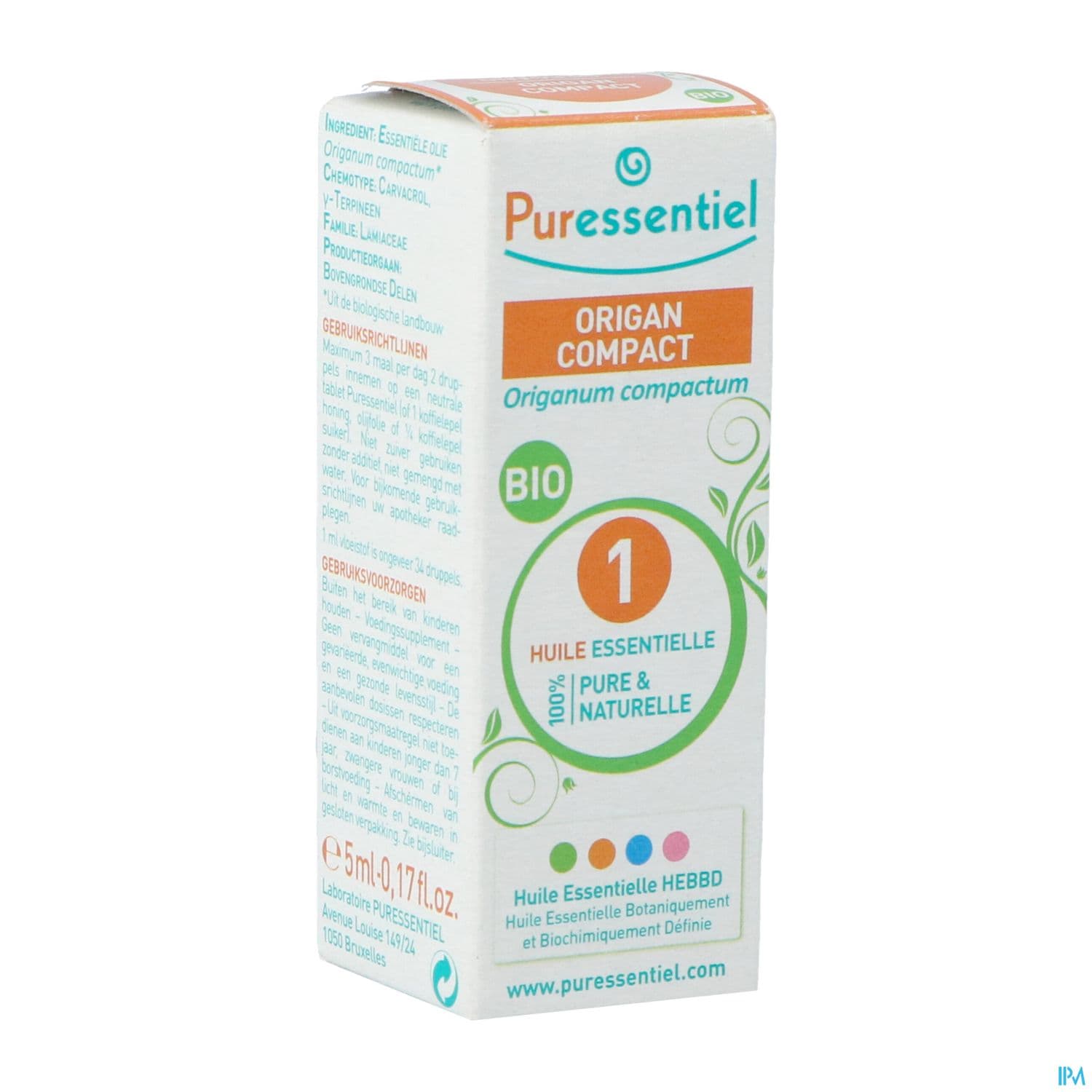 Puressentiel Huile Essentielle Origan Compact Bio 5ml