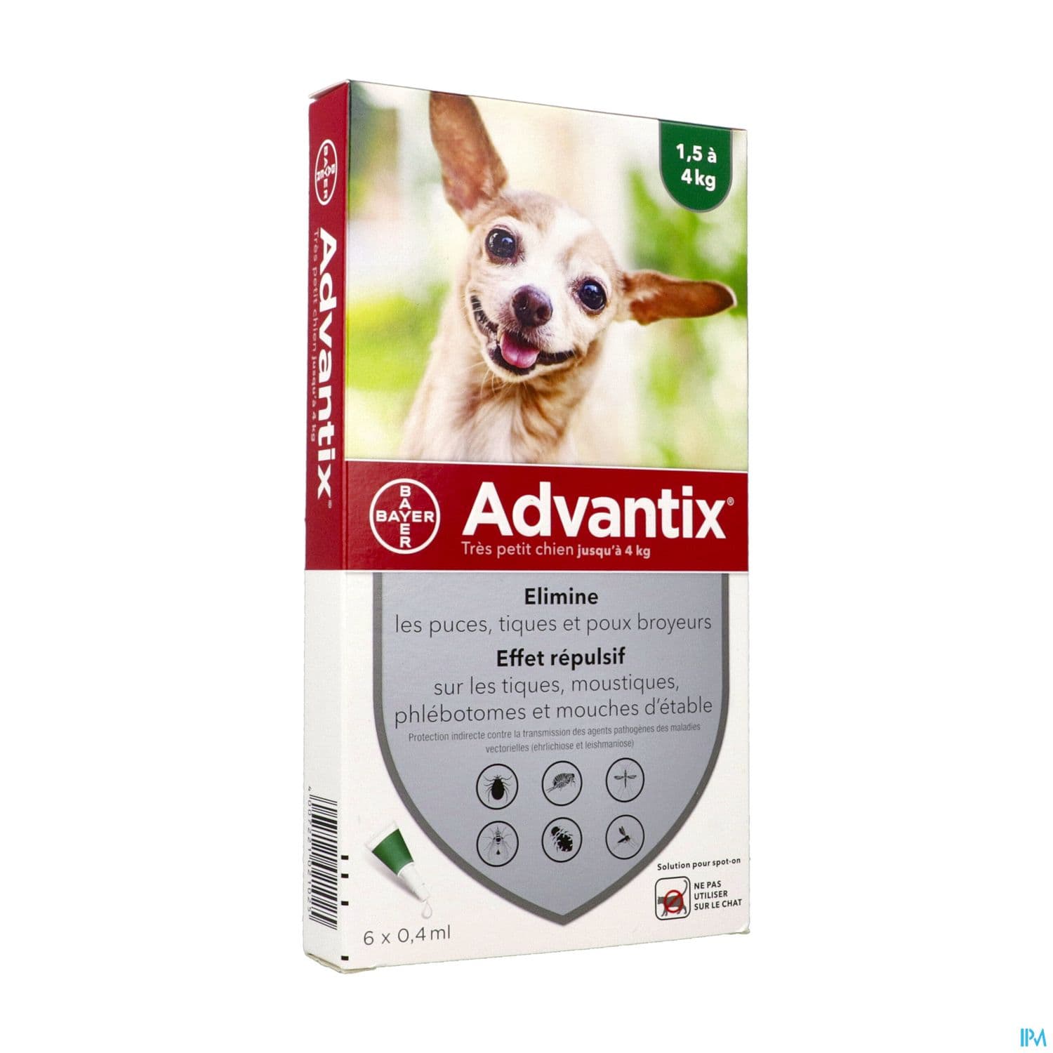Advantix Chien Tres Petit Spot On Solution 0ml4 6