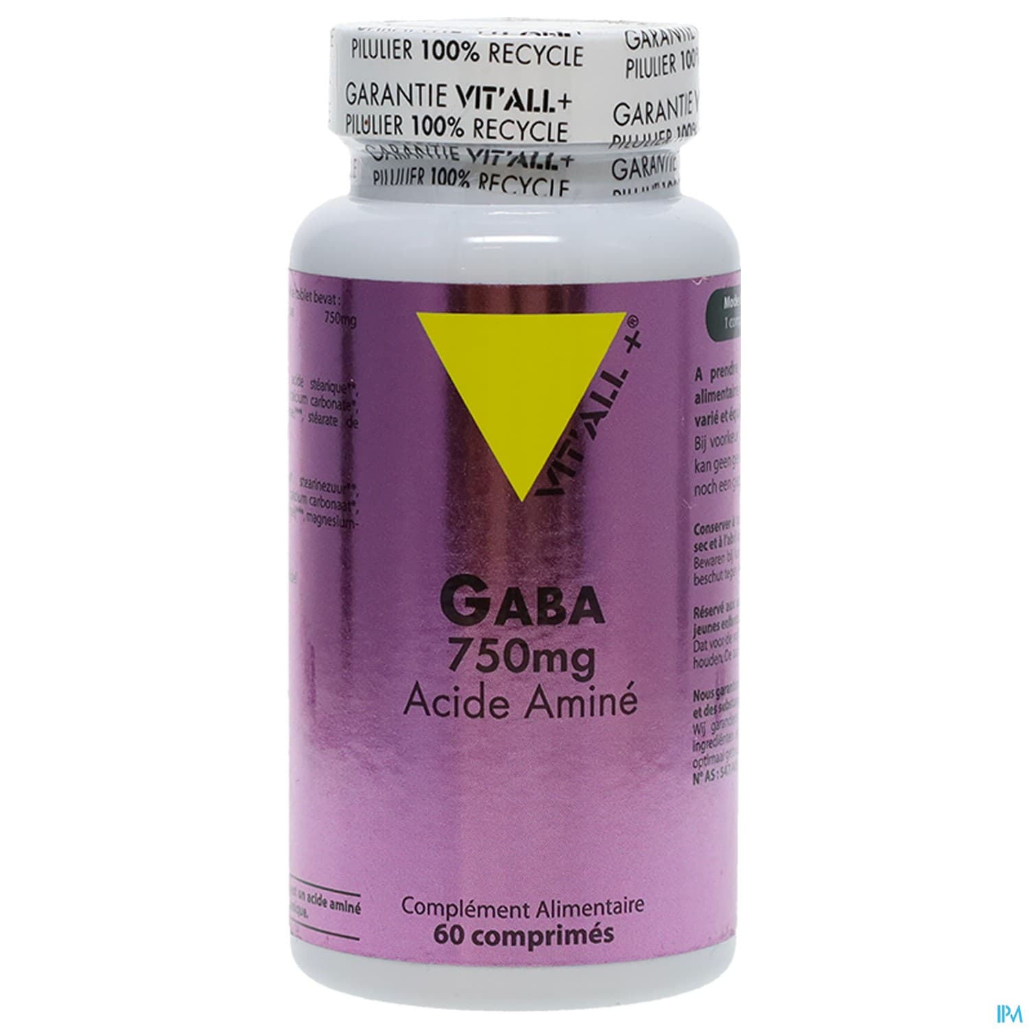 VIT ALL+ GABA 750MG CPR 60