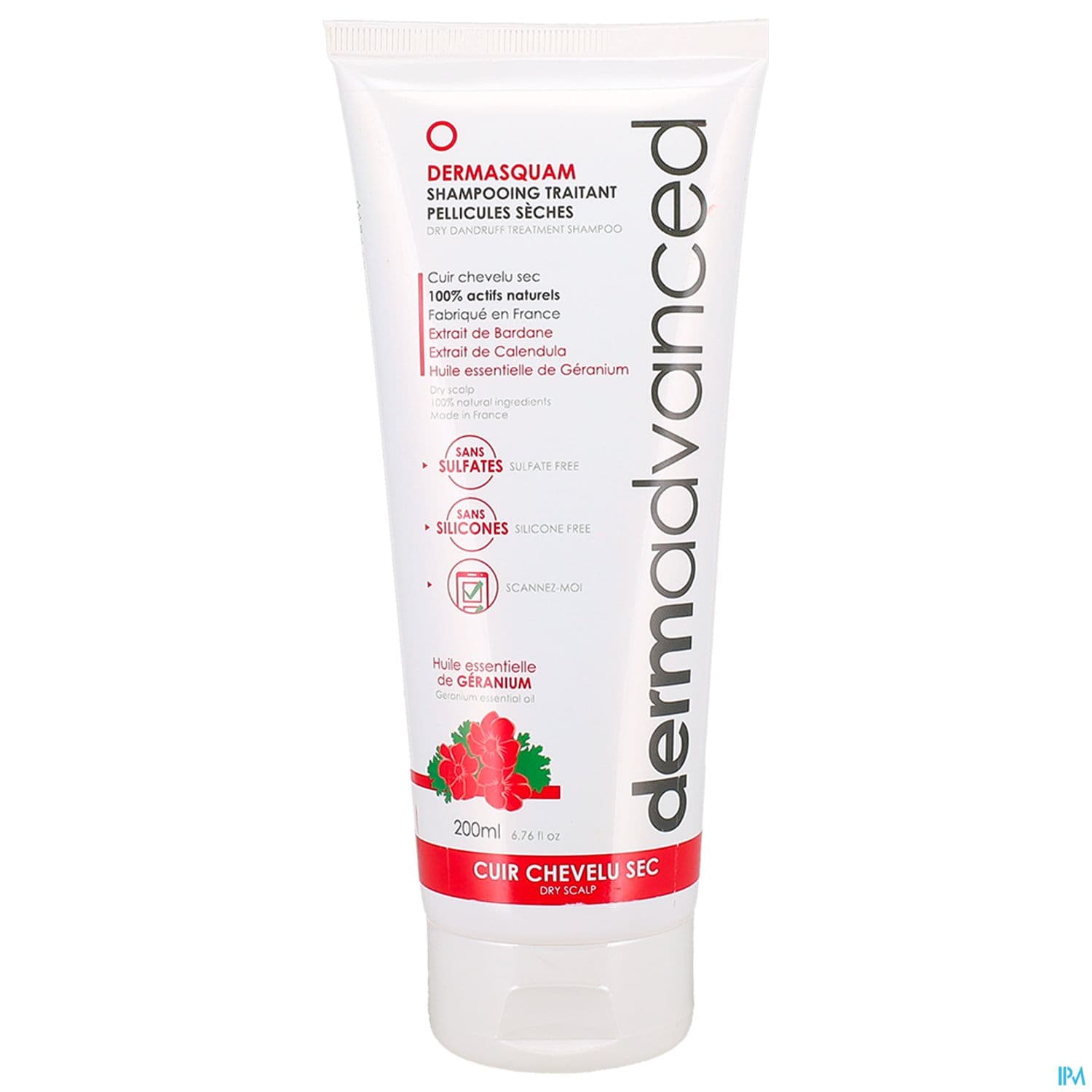 DERMASQUAM SH PELLICUL SECHE 200ML