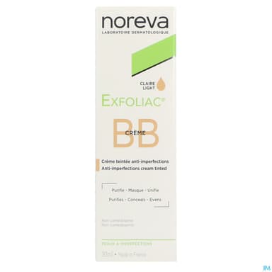 Noreva Exfoliac Bb Creme Teintee Clair 30ml