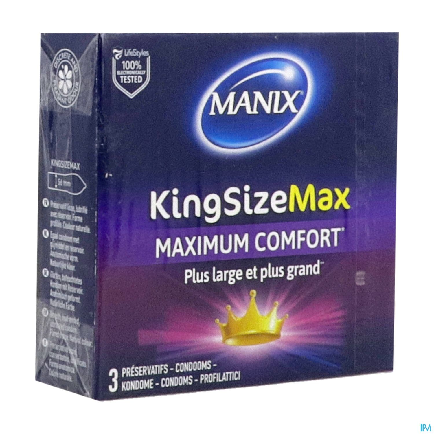 PRESERV MANIX KING SIZE MAX 3