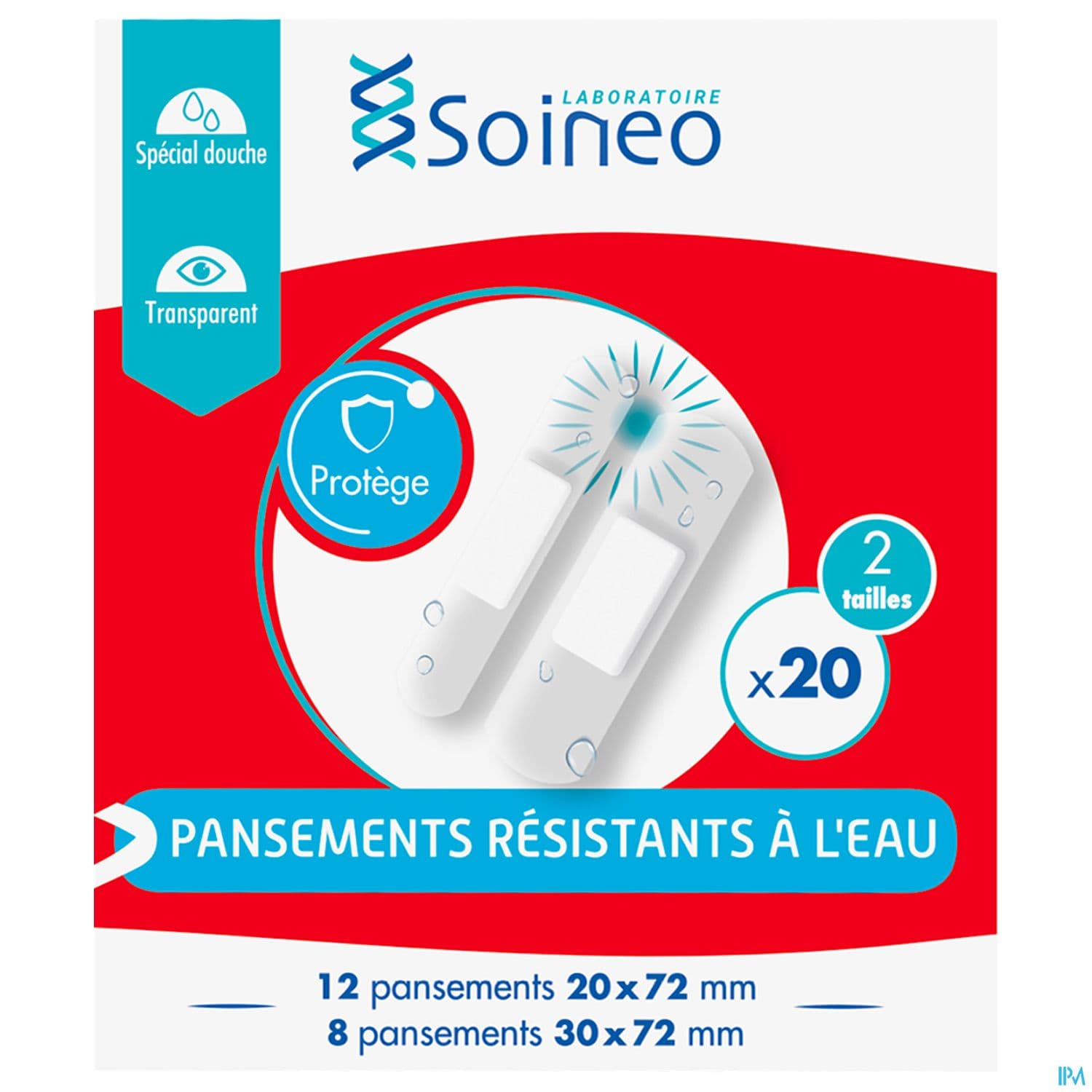 Soineo Pansement Waterproof 20
