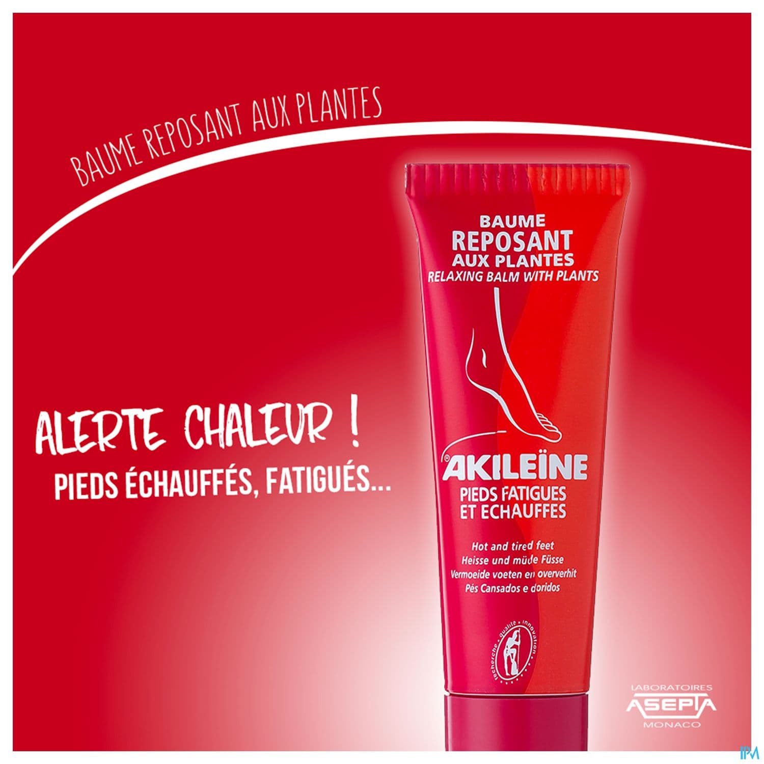 Akileine Rouge Baume Reposant 75ml
