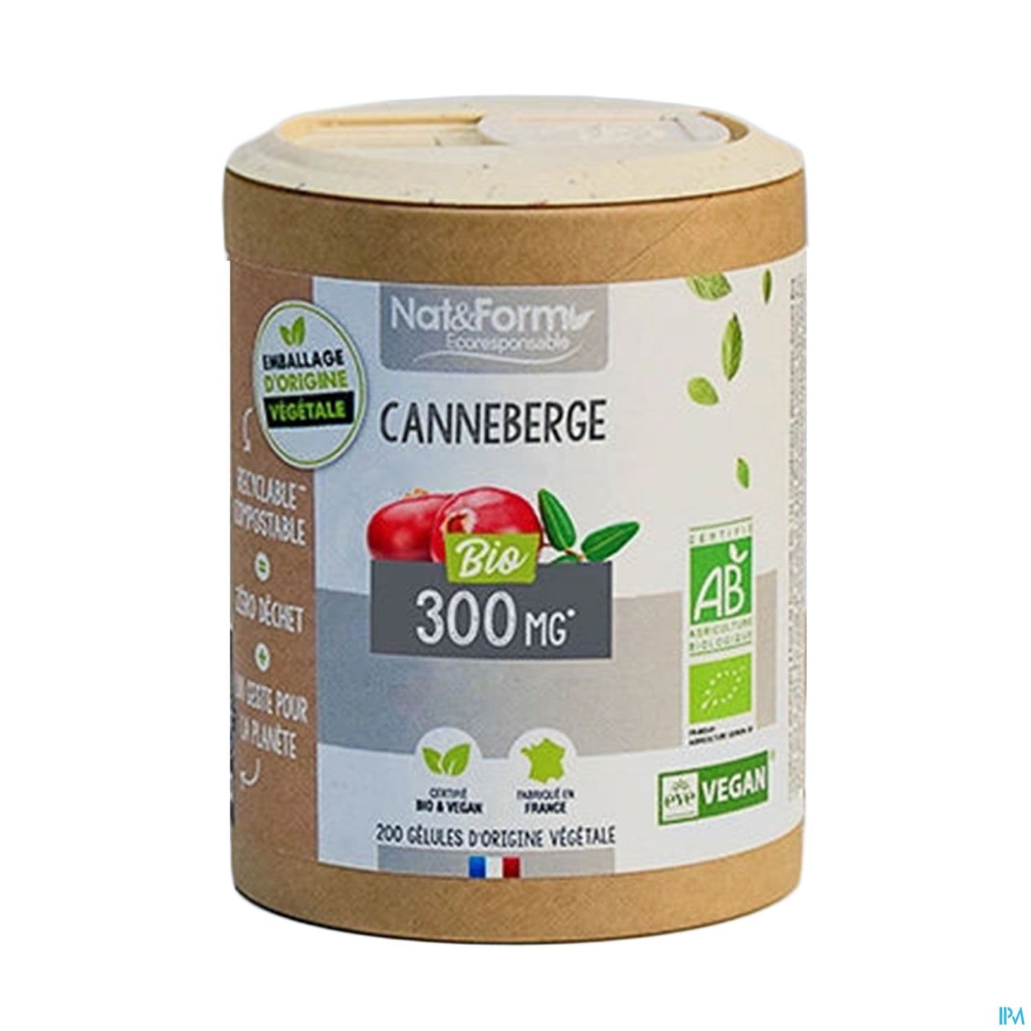 Nat Et Form Canneberge Gelule 200