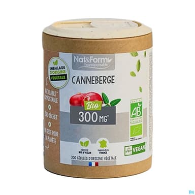 Nat Et Form Canneberge Gelule 200
