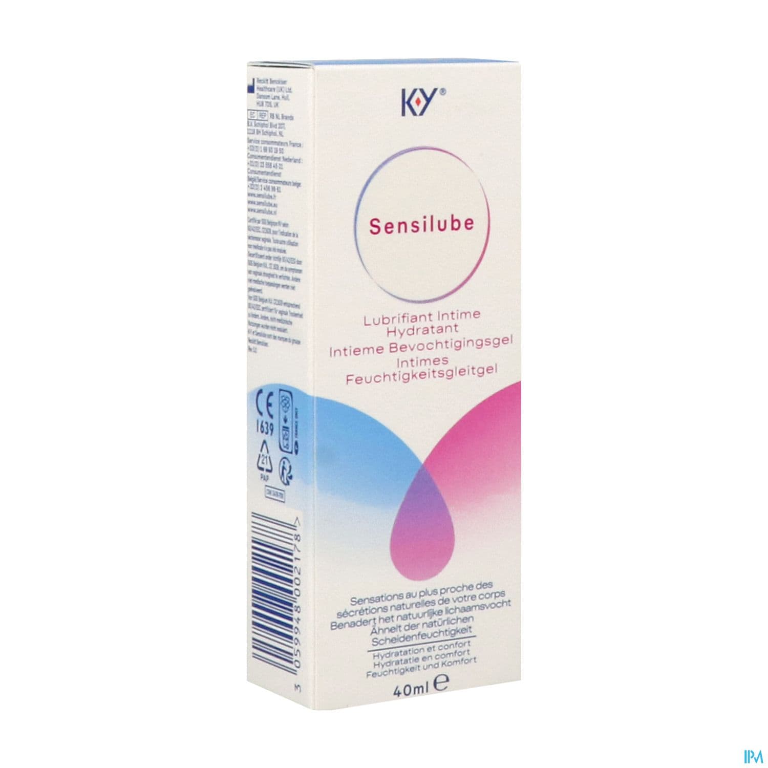 Sensilube Fluide Lubrifiant Intime 40ml
