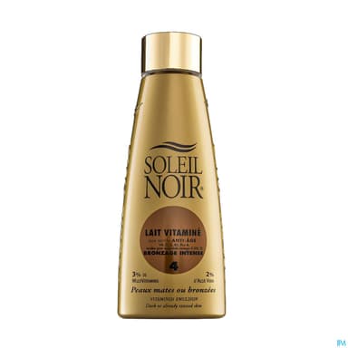 Soleil Noir Lait Vitamine Ip 4 Bronzage Intense Spray 150ml