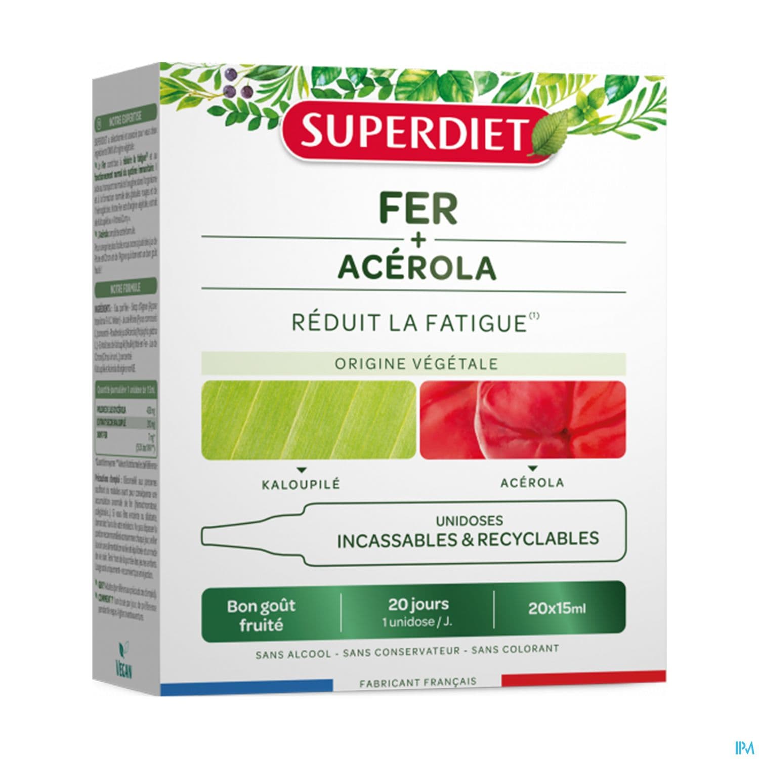 SUPERDIET FER ACEROL UNID20 — Pharmacie Maritime