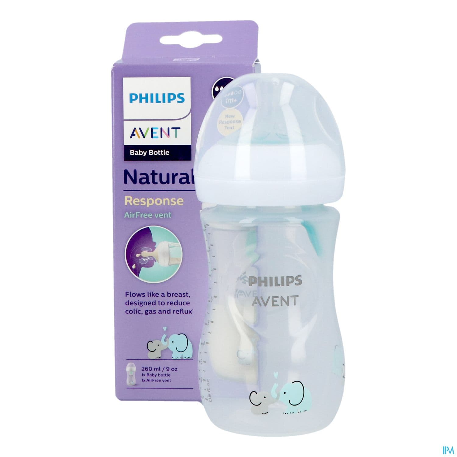 BIB AVENT NAT RESPONSE AC260 ELEPH