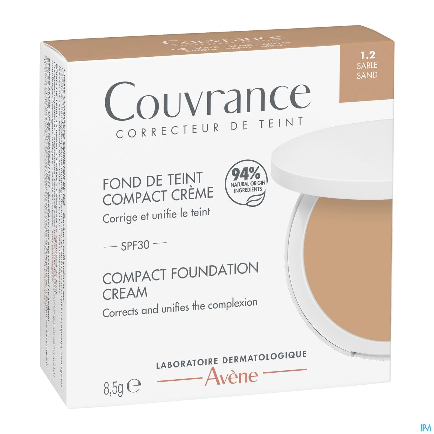 Eau Thermale Avene Couvrance Fond De Teint Creme Sable 1.2