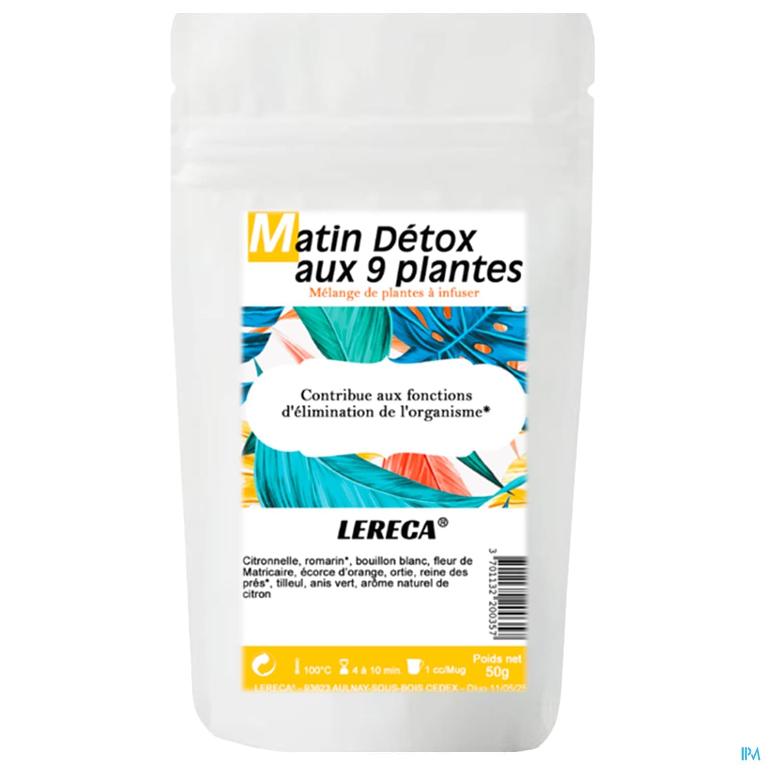 LERECA MATIN DETOX TISANE 50G