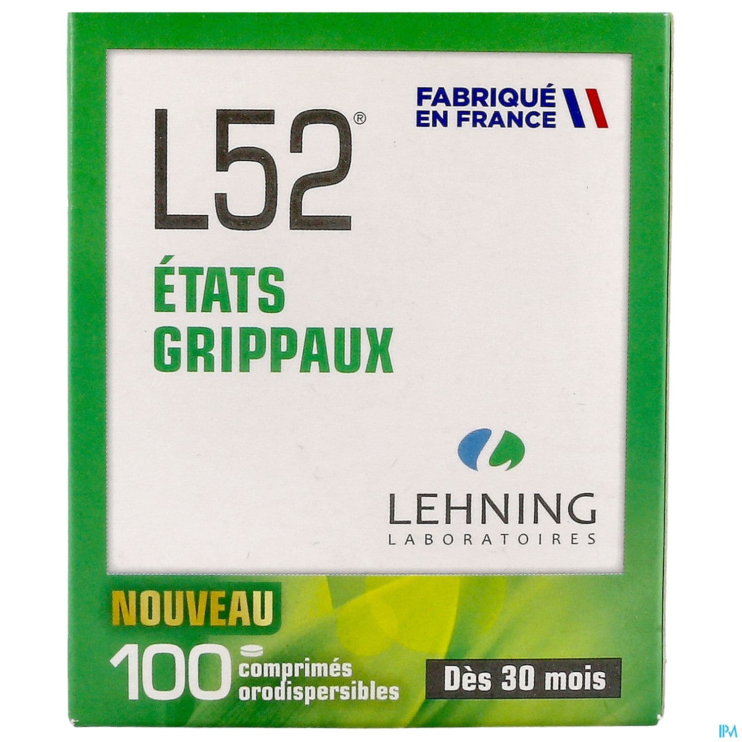 Lehning l 52 Comprime Orodispersible 100
