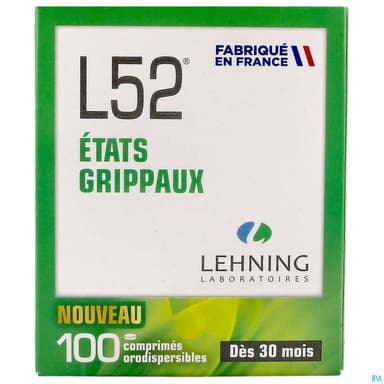 Lehning l 52 Comprime Orodispersible 100