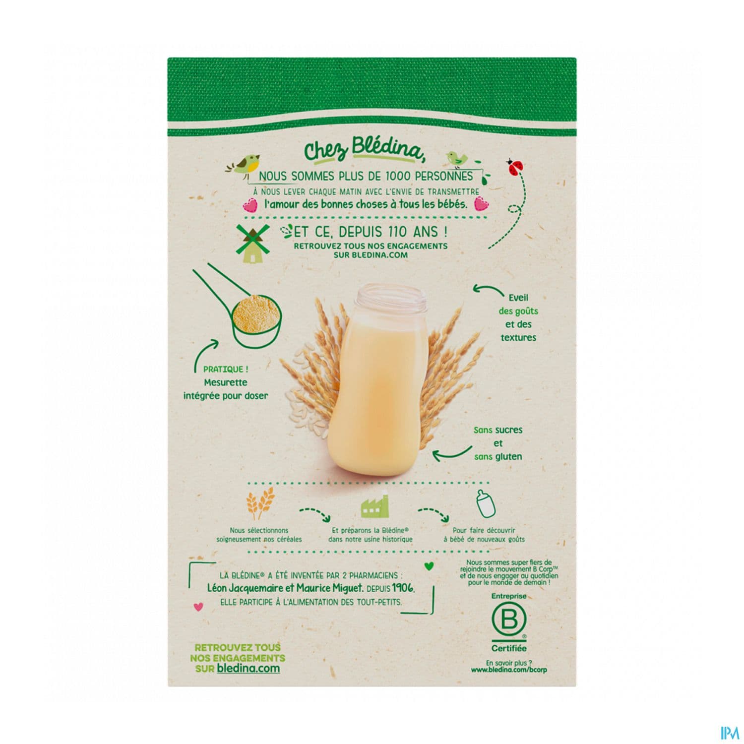 BLEDINE Far inst ma 1ère blédine nature 250g