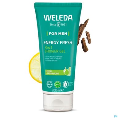 WELEDA HOM GEL DCH ENERGY 200ML
