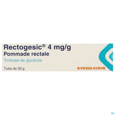 Rectogesic 4mg/g Pommade Rectale 30g