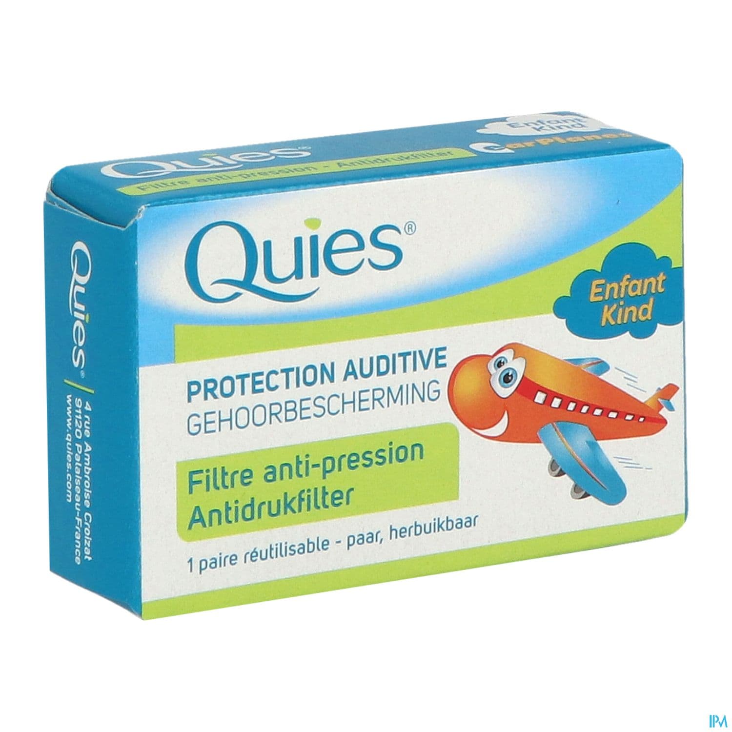 Quies Silicone Protection Auditive Special Avion Enfant 2