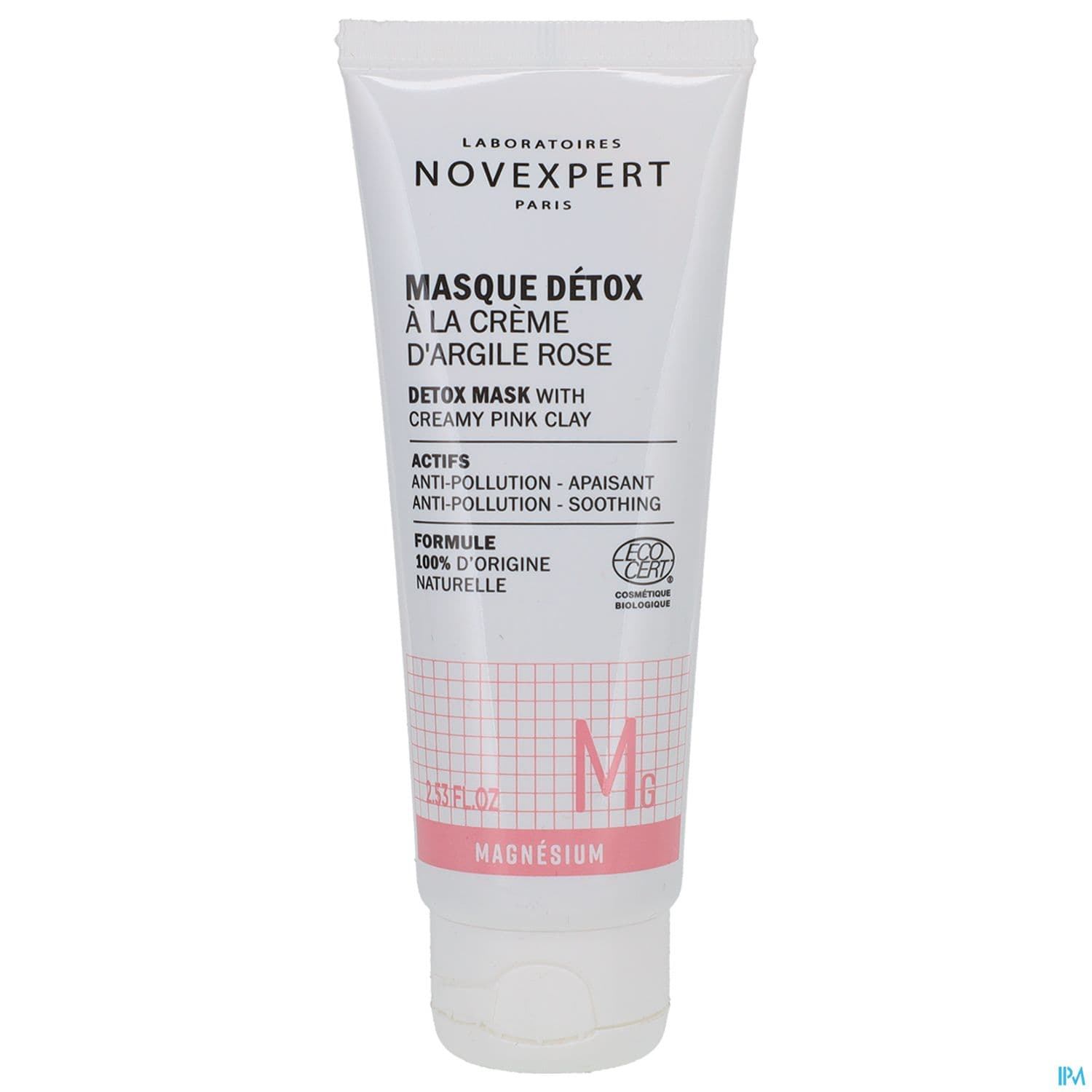 Novexpert Masque Detox A La Creme Argile Rose 75ml