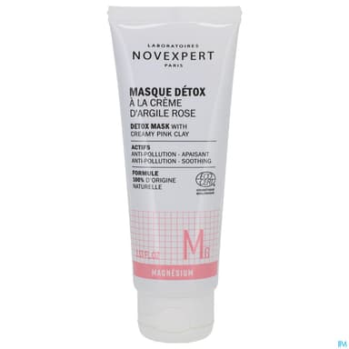 Novexpert Masque Detox A La Creme Argile Rose 75ml