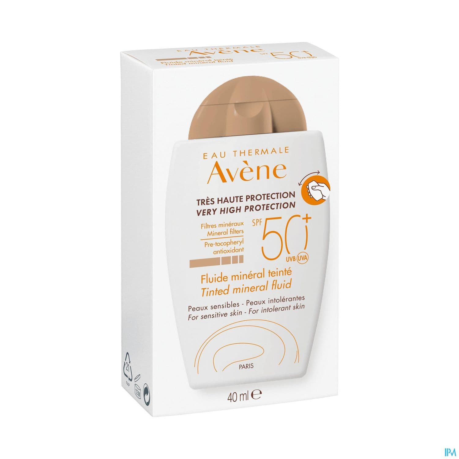 AVENE SOL SPF50+ FLUI MIN TEIN40ML