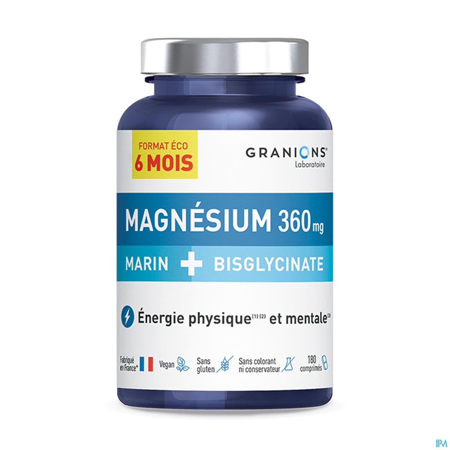 Granions Double Magnesium 360mg Comprime 180
