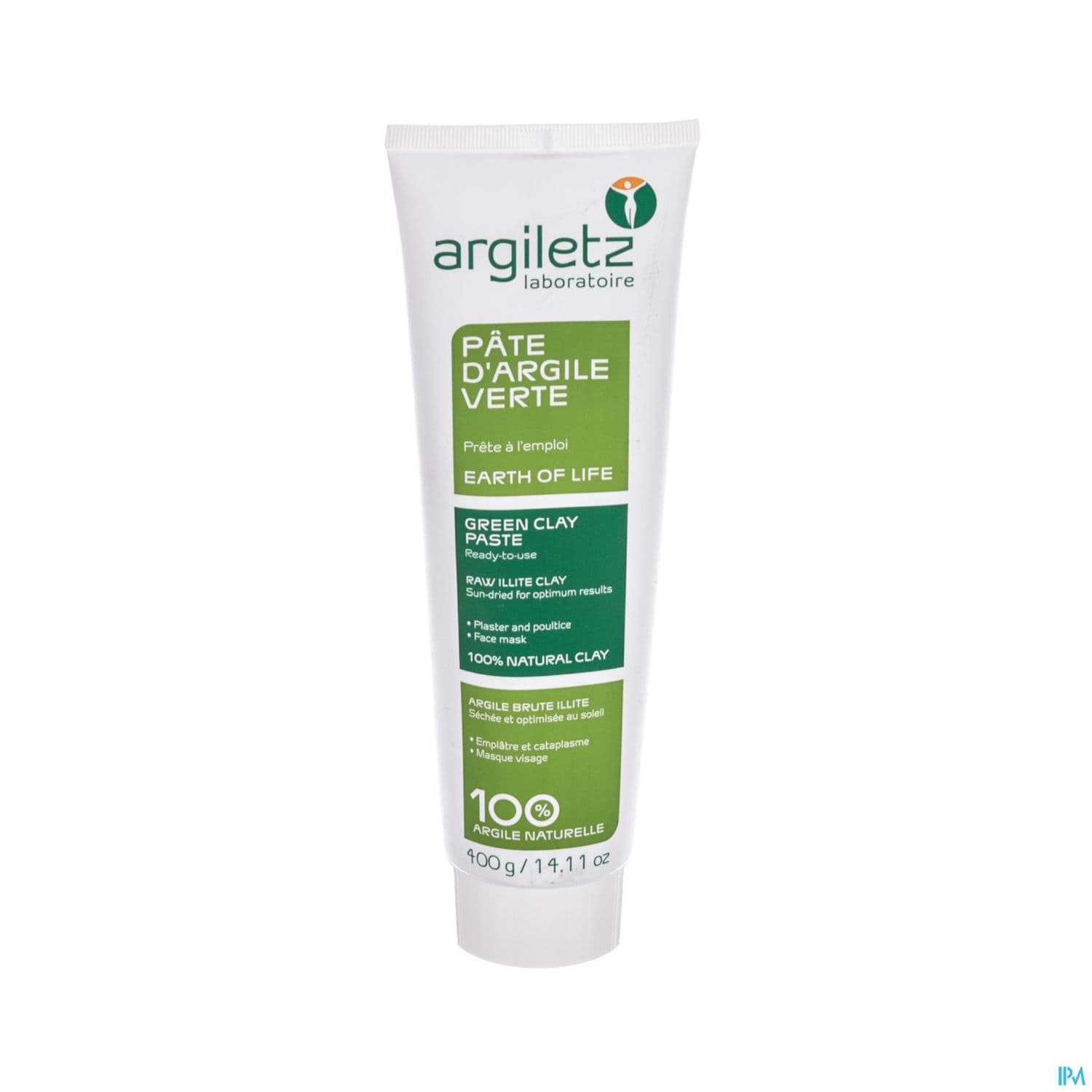 ARGILE VERTE ARGILETZ TUB 400G