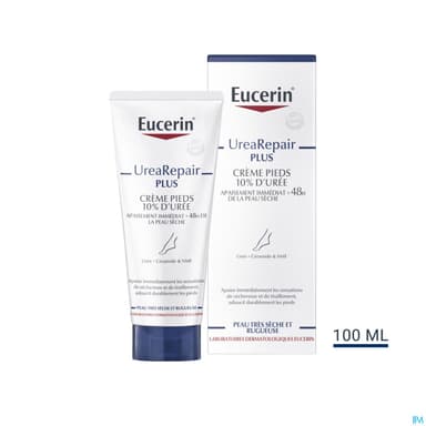 Eucerin Urearepair Plus Creme Pieds 10 D Uree Tube 100ml