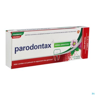 PARODONTAX DENT HERBAL SENS75ML X2