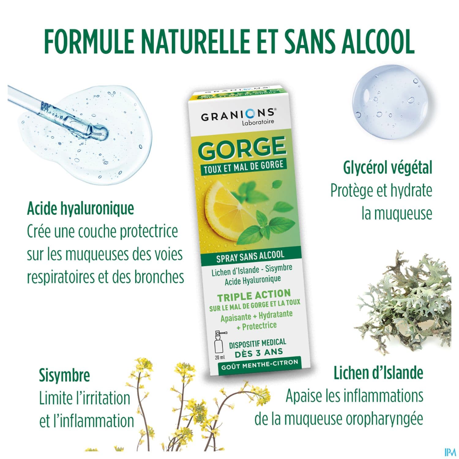 GRANIONS GORGE TOUX SPRAY 20ML