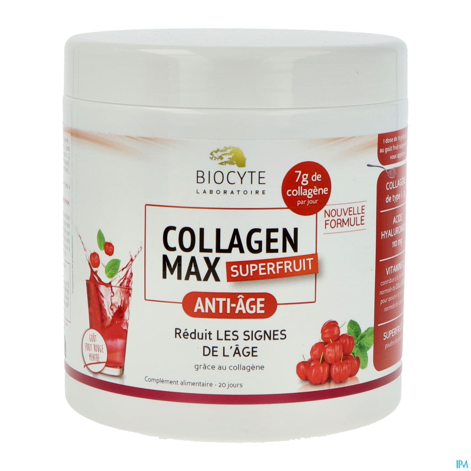 Biocyte Collagen Max Antiage Superfruits Poudre 260g
