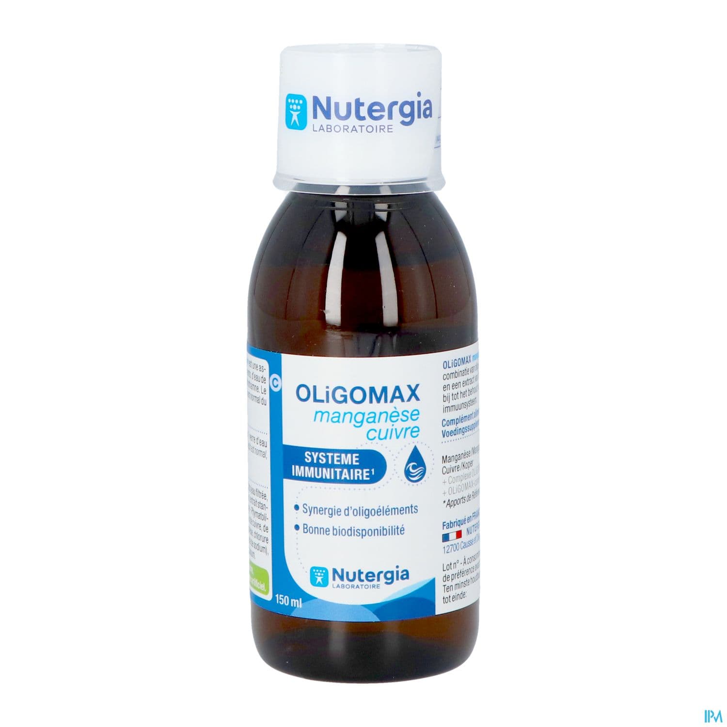 Nutergia Oligomax Manganese Cuivre Solution Buvable 150ml