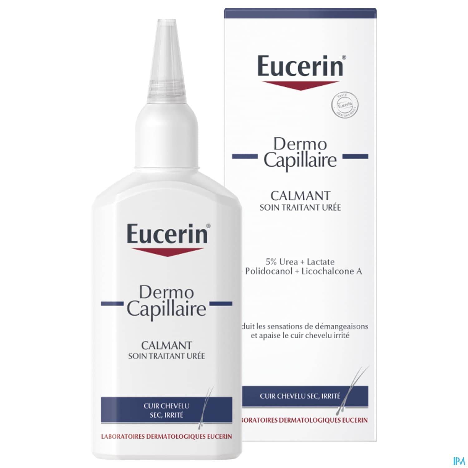 Eucerin soin traitant calmant 5 % uree + lact, 250 ml d'émulsion fluide pour application locale