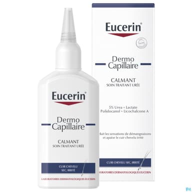 Eucerin soin traitant calmant 5 % uree + lact, 250 ml d'émulsion fluide pour application locale