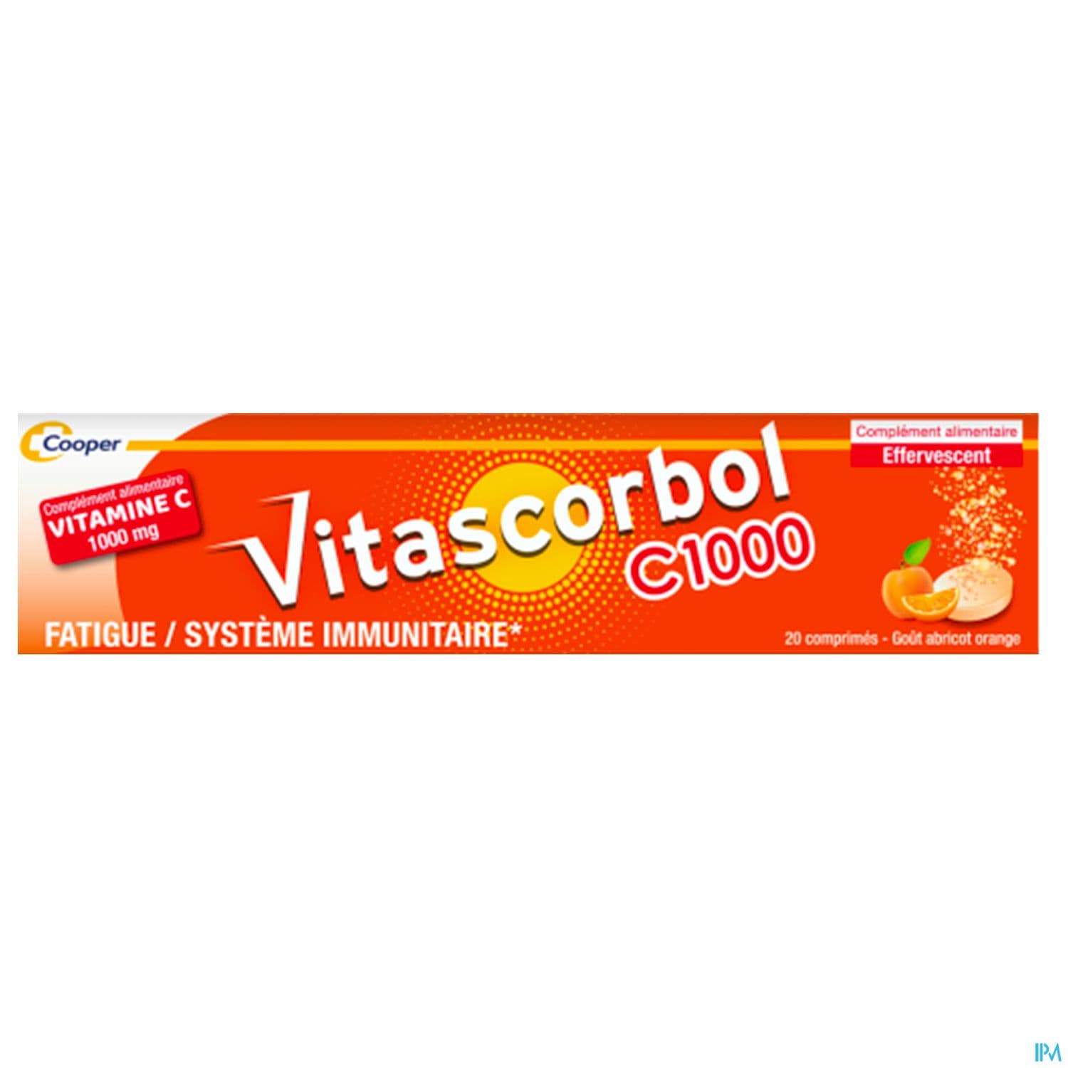 Cooper Vitascorbol C1000 Comprime Effervescent 20