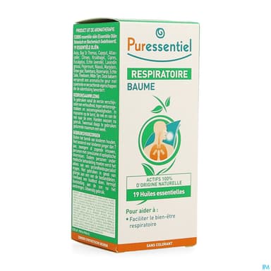 Puressentiel Baume De Massage Resp Ok Aux 19 Huile Essentielle 50ml