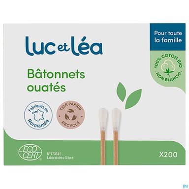 Luc Et Lea Batonnet Ouate Adulte Papier 200