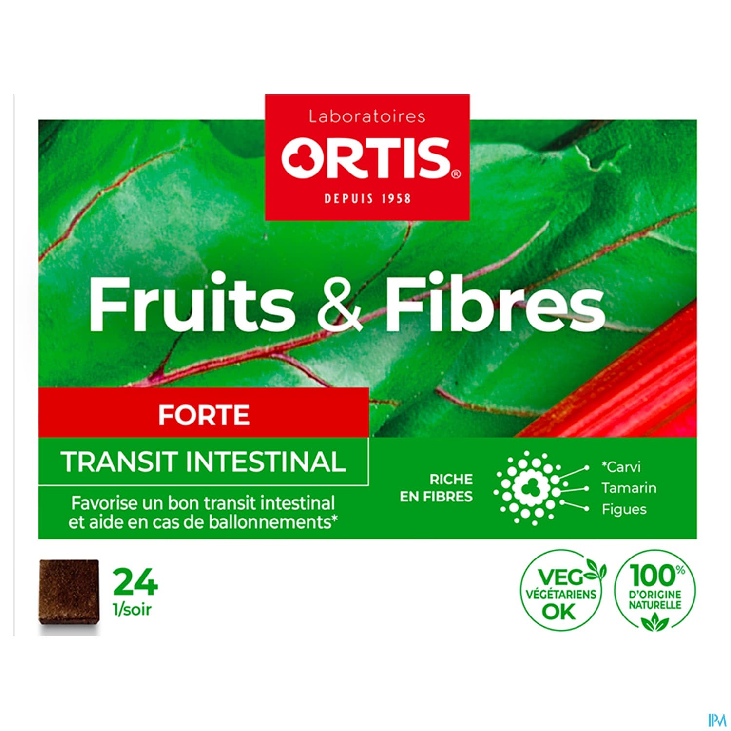 Ortis Fruits & Fibres Forte Cubes 24