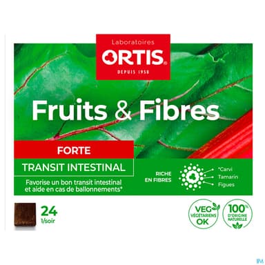 Ortis Fruits & Fibres Forte Cubes 24