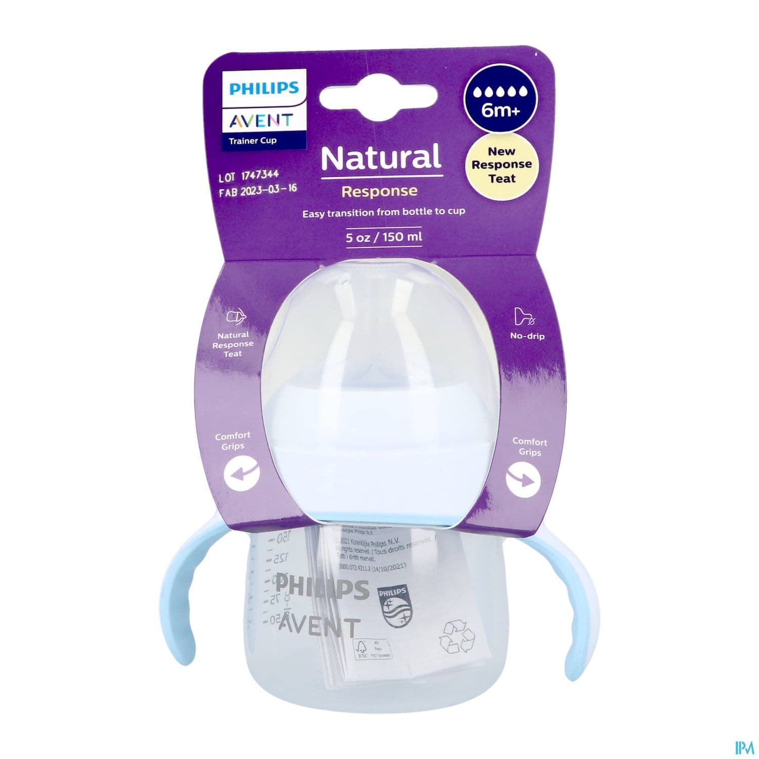 AVENT TASSE NAT 150ML SCF263/61