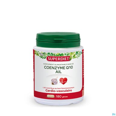 SUPERDIET COENZYME Q10+AIL GEL180