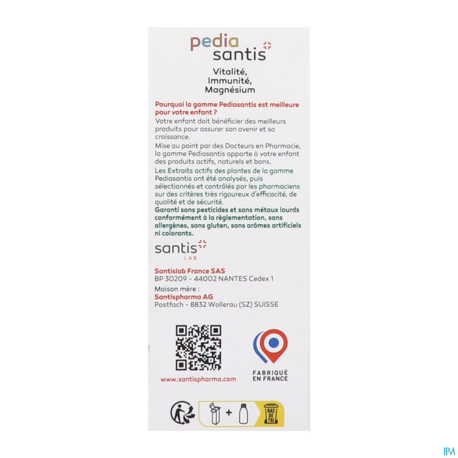 PEDIASANTIS VITAL/IMMUN/MG 100ML